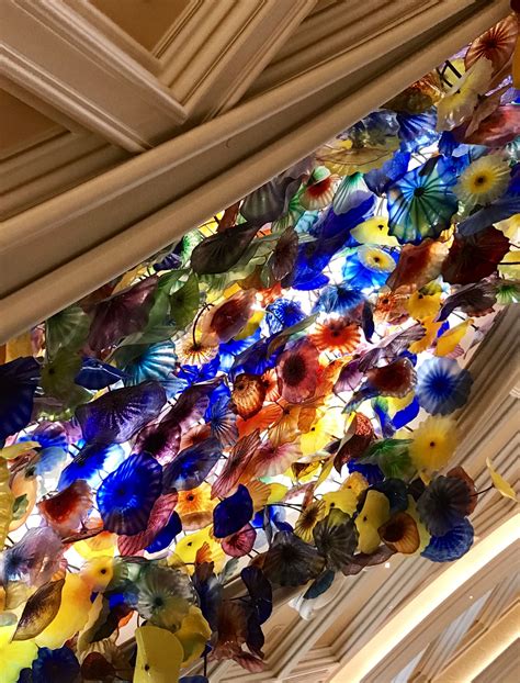 We Loved This Chihuly Ceiling Art In The Bellagio In Las Vegas Amazing