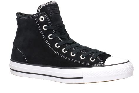 Converse Cons Chuck Taylor High All Star Pro Shoes Black Black White