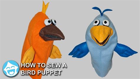 Video Tutorial On How To Sew A Bird Hand Puppet Using Our Bird Hand