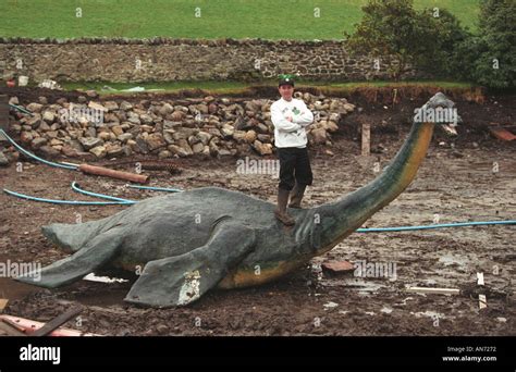 Loch Ness Monster Dummy Drumnadrochit Scotland Stock Photo: 1405553 - Alamy