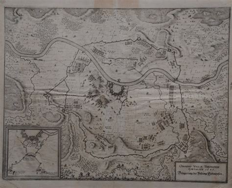 M Merian Kaart Van Het Beleg Van Thionville In 1643 Catawiki