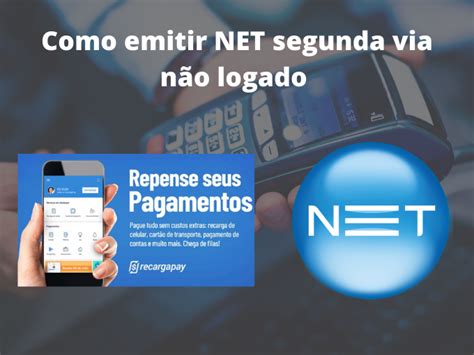 Como Tirar Segunda Via Net N O Logado Pagamento Contas