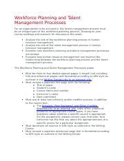 HRM630 Week 1 Assignment Docx Workforce Planning And Talent