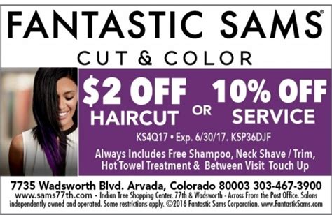 Fantastic Sams Haircut Deals