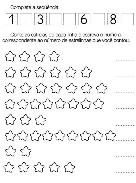Atividade Com Numeros E Quantidades Para Educação Infantil
