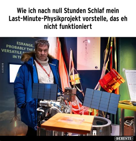 Wie Ich Nach Null Stunden Schlaf Mein Last Minute Physikprojekt