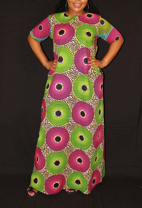 Maxi Dress African Clothing Ankara Maxi Dress African Print Maxi Dress