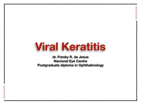 Viral keratitis | PPT