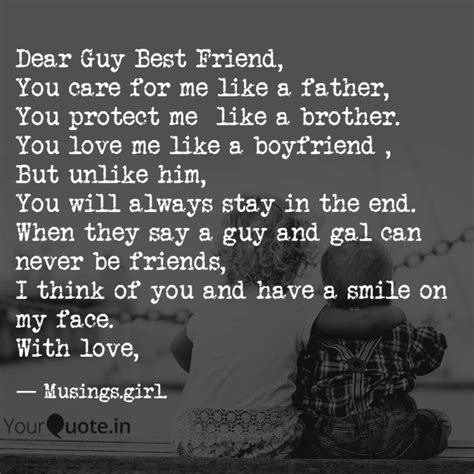 Dear Guy Best Friend Quotes