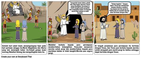 Kebangkitan Tuhan Yesus Storyboard by 083823ab