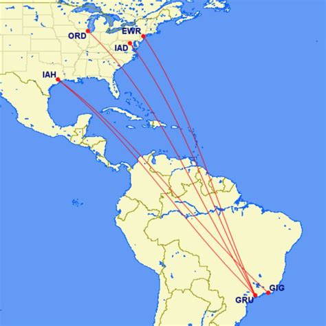 Distancia Entre Brasil E Eua - Qual companhia aérea opera o maior número de voos entre Brasil e EUA ...