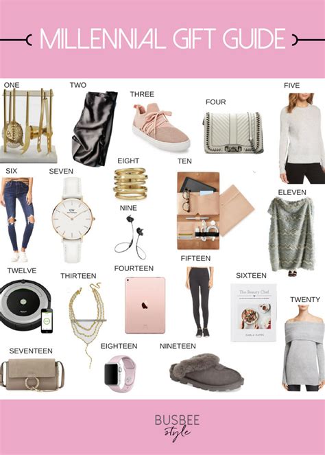 Millennial Gift Guide | 20 Gift Ideas for 20-Somethings | Busbee Style