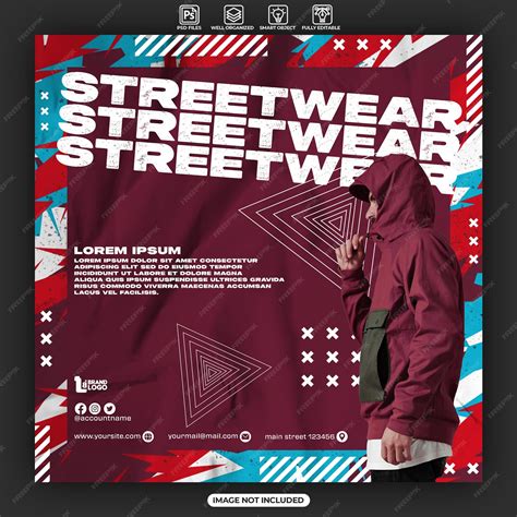 Premium Psd Streetwear Fashion Poster Or Banner Design