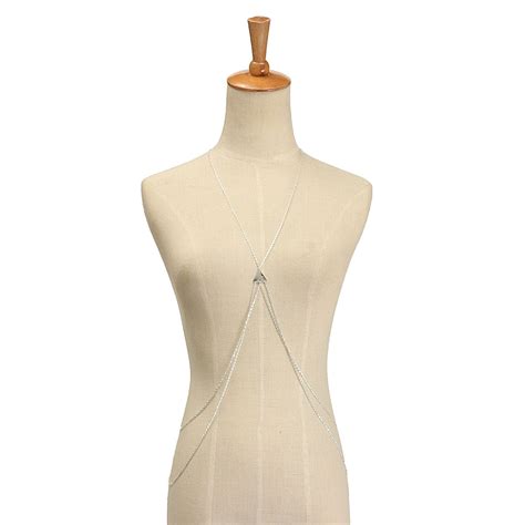 Sexy Crossover Beach Bikini Body Chain Necklace Jewelry Electronic Pro