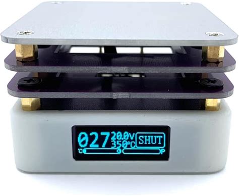 IUPPA 65W PD Tocol Hot Plate Preheater OLED Display Printed Circuit Board Soldering Heating