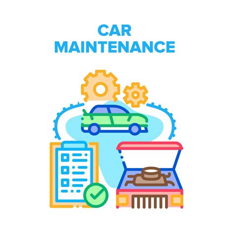 Car Maintenance Vector Concept Color Illustration 17370027 Vector Art ...