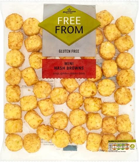 Morrisons Free From Mini Hash Brown Potato Bites G Frozen