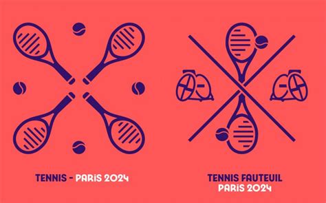 Tennis Jo Paris 2024 Les Pictogrammes Tennis Fauteuil Et Tennis