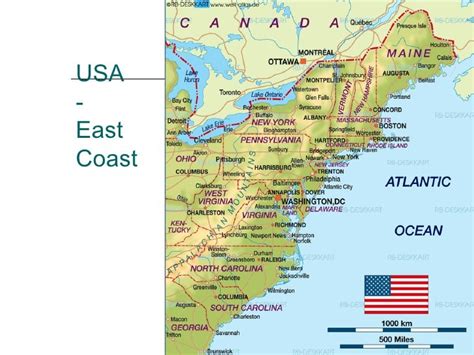 Costa Leste Eua - Costa leste dos estados unidos