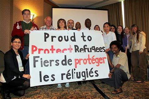 Proud to Protect Refugees Fiers de protéger les réfugiés Refugee