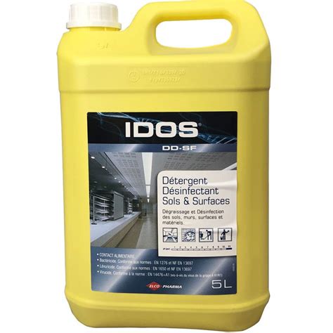 Idos Dd Sf Est Un D Tergent D Graissant D Sinfectant Pour Surfaces Et Sols