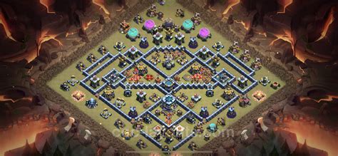 Best Anti Stars War Base Th With Link Town Hall Level Cwl Base