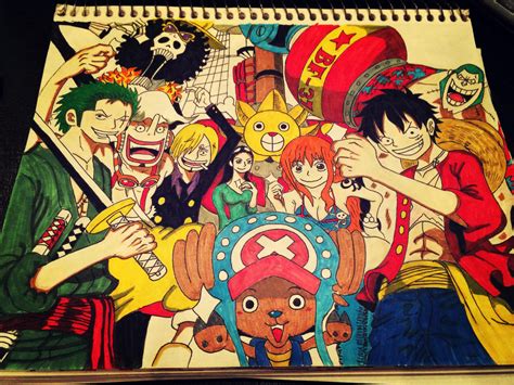 Luffy and Crew From One Piece (2 Years Later) by mic1225 on DeviantArt