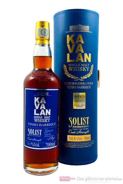 Kavalan Solist Vinho Barrique Single Malt Whisky 548 07l