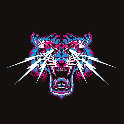 Lightning tiger T shirt | Mass Driver