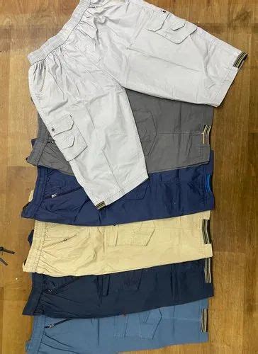 Casual Set Of Sixcolours Mens Plain Cotton Capri At Rs 194 Piece In Mumbai