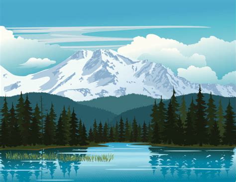 Lake Illustrations Royalty Free Vector Graphics And Clip Art Istock