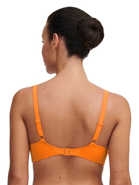 Chantelle Emblem Bikini Top Bikini Bügel BH Orange 0BG 75C