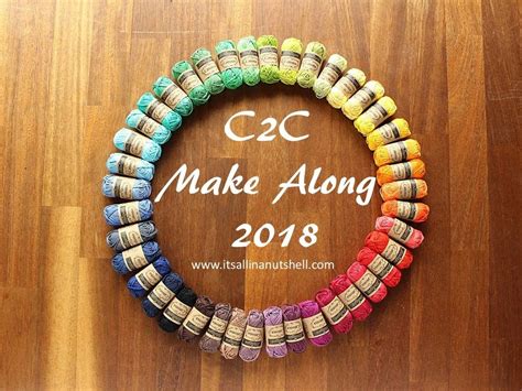 C2c Temperature Blanket Make Along 2018 Its All In A Nutshell