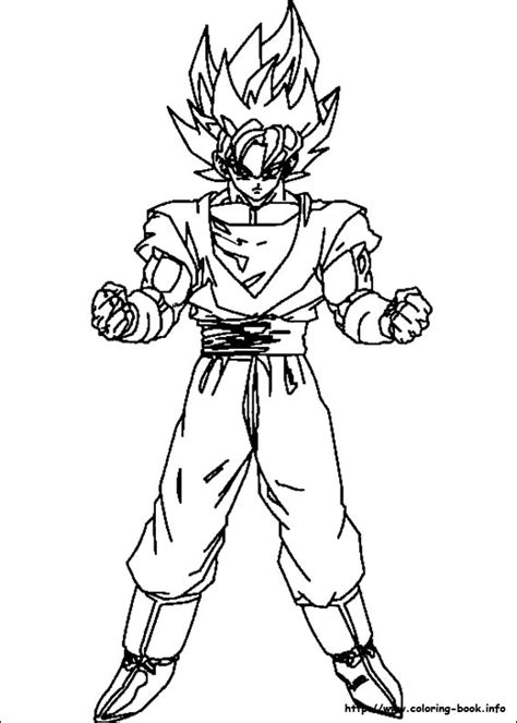 Goku Super Saiyan 2 Coloring Pages at GetColorings.com | Free printable ...