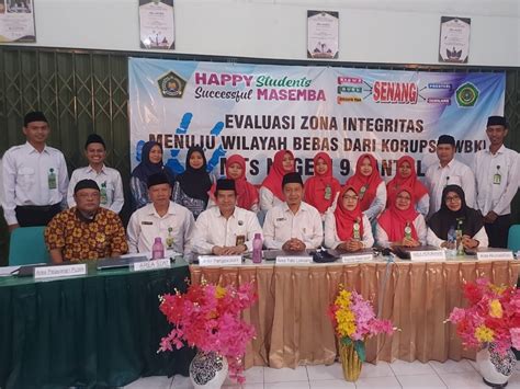 Tim Penilai Nasional Kemenpan Rb Apresiasi Pembangunan Zi Wbk Mtsn Bantul