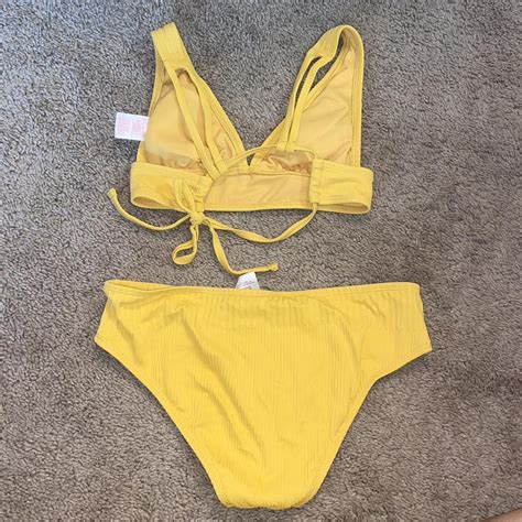 Cute Yellow Bikini Never Worn Perfect Condition Depop