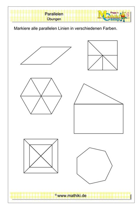 Parallele Seiten Klasse 4 Mathiki De Math Worksheets Matthew