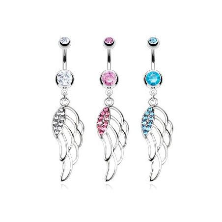 Piercing Nombril Aile D Ange Cristal Tarawa