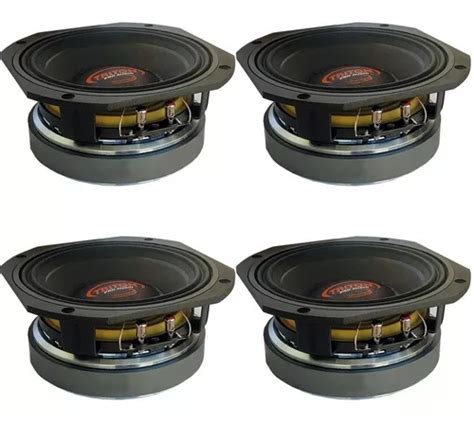 04 Alto Falante 8 Pol Woofer Triton Pro Audio 8xrl400 200rms Frete grátis