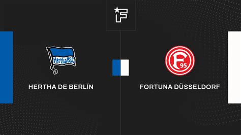 Hertha Berlin X Düsseldorf - Resultados Hertha de Berlín - Fortuna Düsseldorf (1-0) 10ª jornada de 2 ...