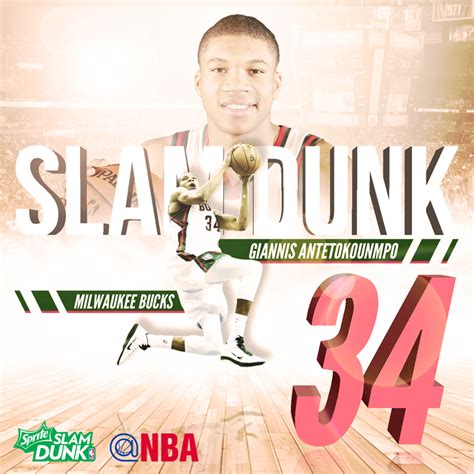 2015 NBA Slam Dunk Contest Contender Giannis Antetokounmpo Nba Slam Dunk Contest, Milwaukee ...