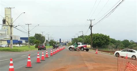 Obra Para Constru O De Viaduto Provoca Novas Altera Es No Tr Nsito Da