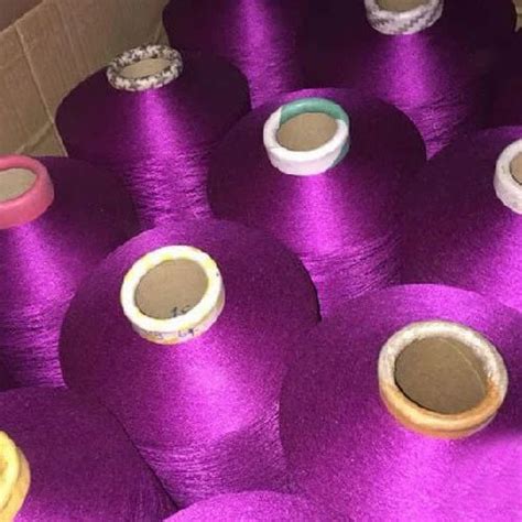 Ply Polyester Dupion Dyed Yarn For Textile Industry At Rs