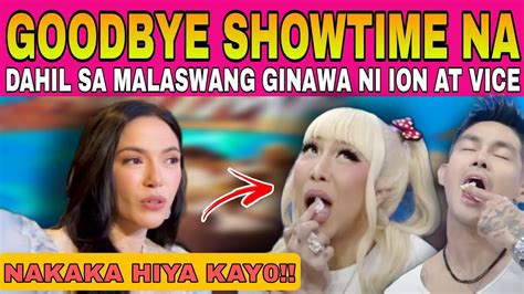 Just In Pagpapa Alam Ng It S Showtime Dahil Sa Kaso Ng Mtrcb Ion At