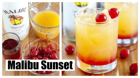 Malibu Sunset Easy Recipe Neoma Hamer