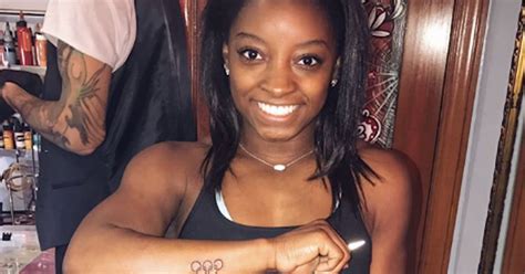 Check out Simone Biles' first tattoo!