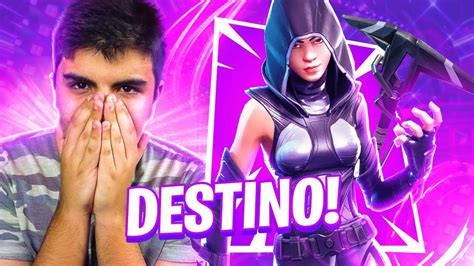 Comprei A Skin LendÁria Destino E Matei Geral No Fortnite Battle