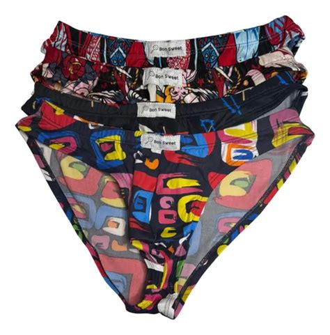 Trusas Caballero Paint Bonsweet Pack Pzs Estilo Bikini Meses Sin Inter S