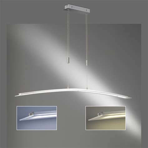 Suspension à LED réglable en hauteur technologie CCT 135 cm de longueur