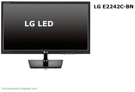 LG E2242C BN LED Monitor Features Specs And Review